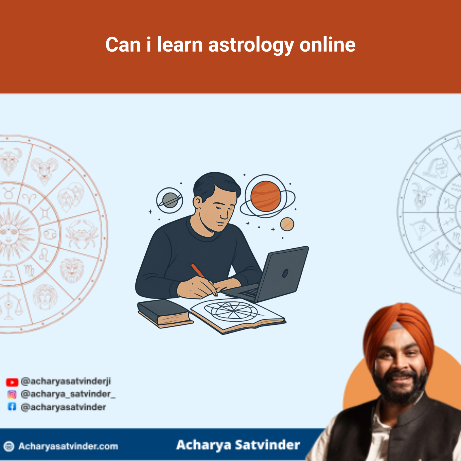 Read more about the article Can i learn astrology online: A Practical Vedic Learning Guide