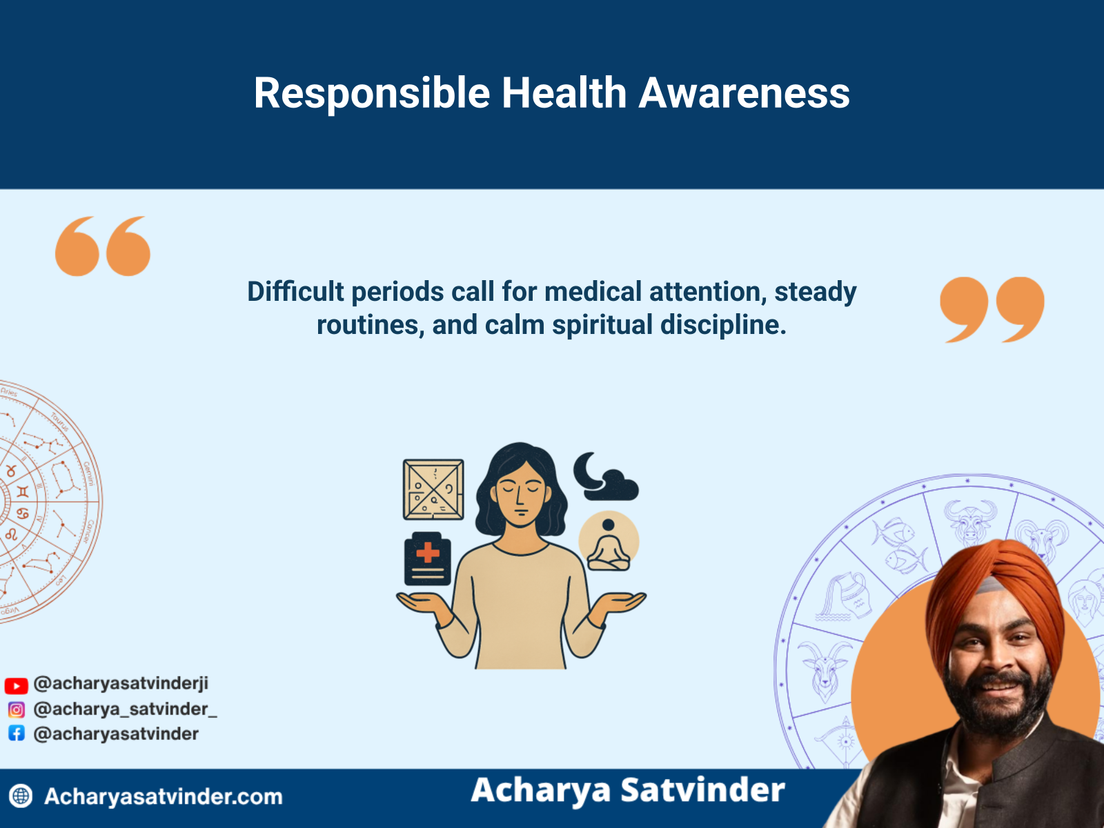 Responsible use of kundli guidance alongside medical care and healthy routines