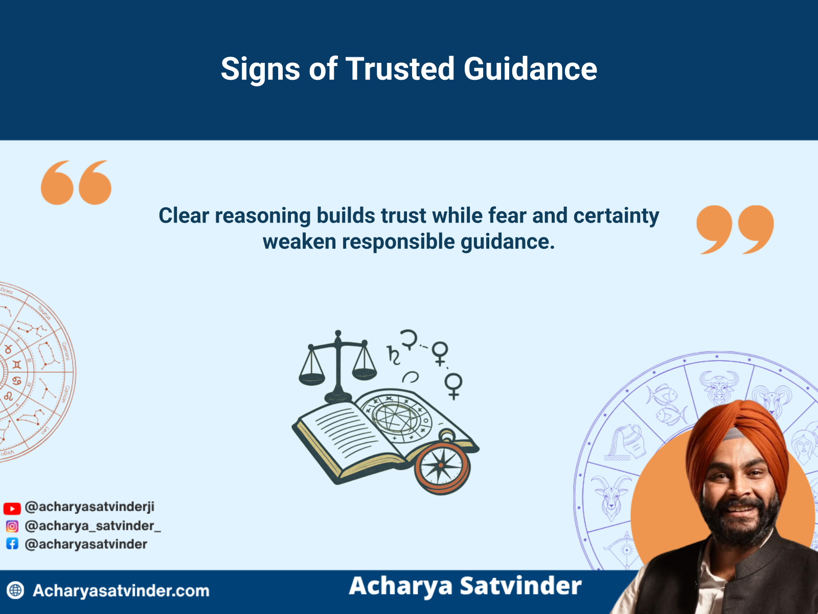 Calm kundli consultation representing clear reasoning, balance, and trusted guidance